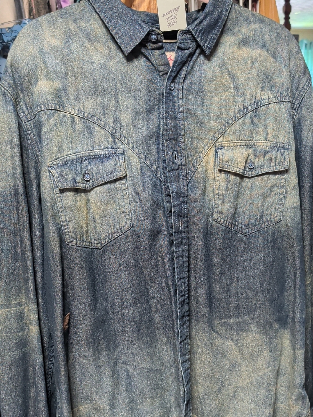 #46 jean shirt